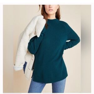 Anthropologie Teal Women's Sweater Size Medium